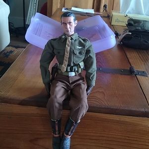 Military aviation doll in new condition 12"